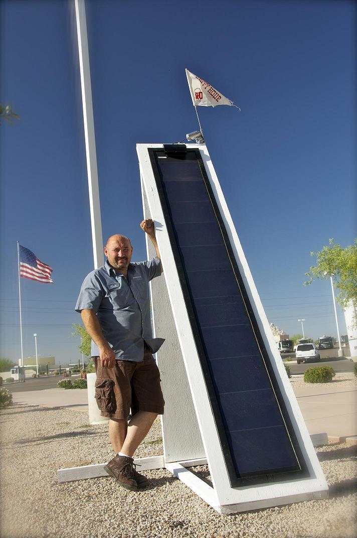 Solar energy installation